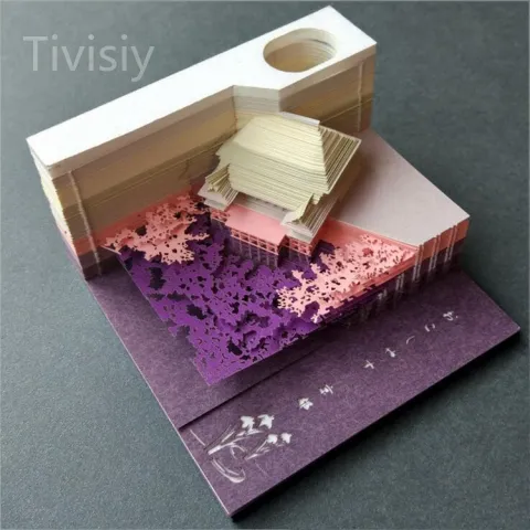 Architectural landmark Machine made Paper Sticky Notes